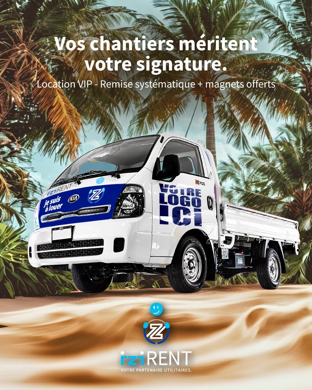Magnet logo iZi Rent